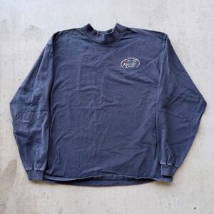 Cotton Deluxe Kentucky Derby 127 Shirt Mens XL Navy Good Vintage Mock Neck 2001